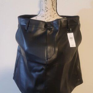 GAP Faux Leather Mini SKirt